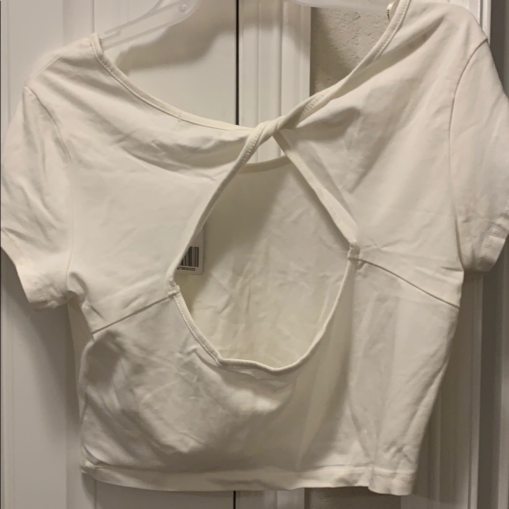 Cream Crip Top - Picture 2 of 3